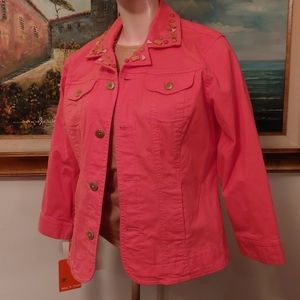 Hearts of Palm Jean Jacket